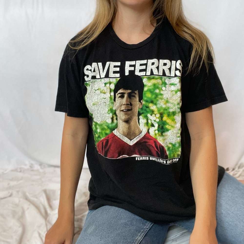 vintage save ferris bueller tee